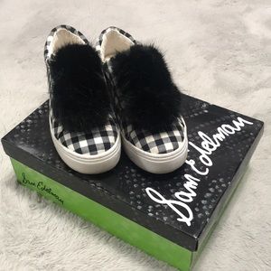 Leya Gingham Platform Sneaker by Sam Edelman